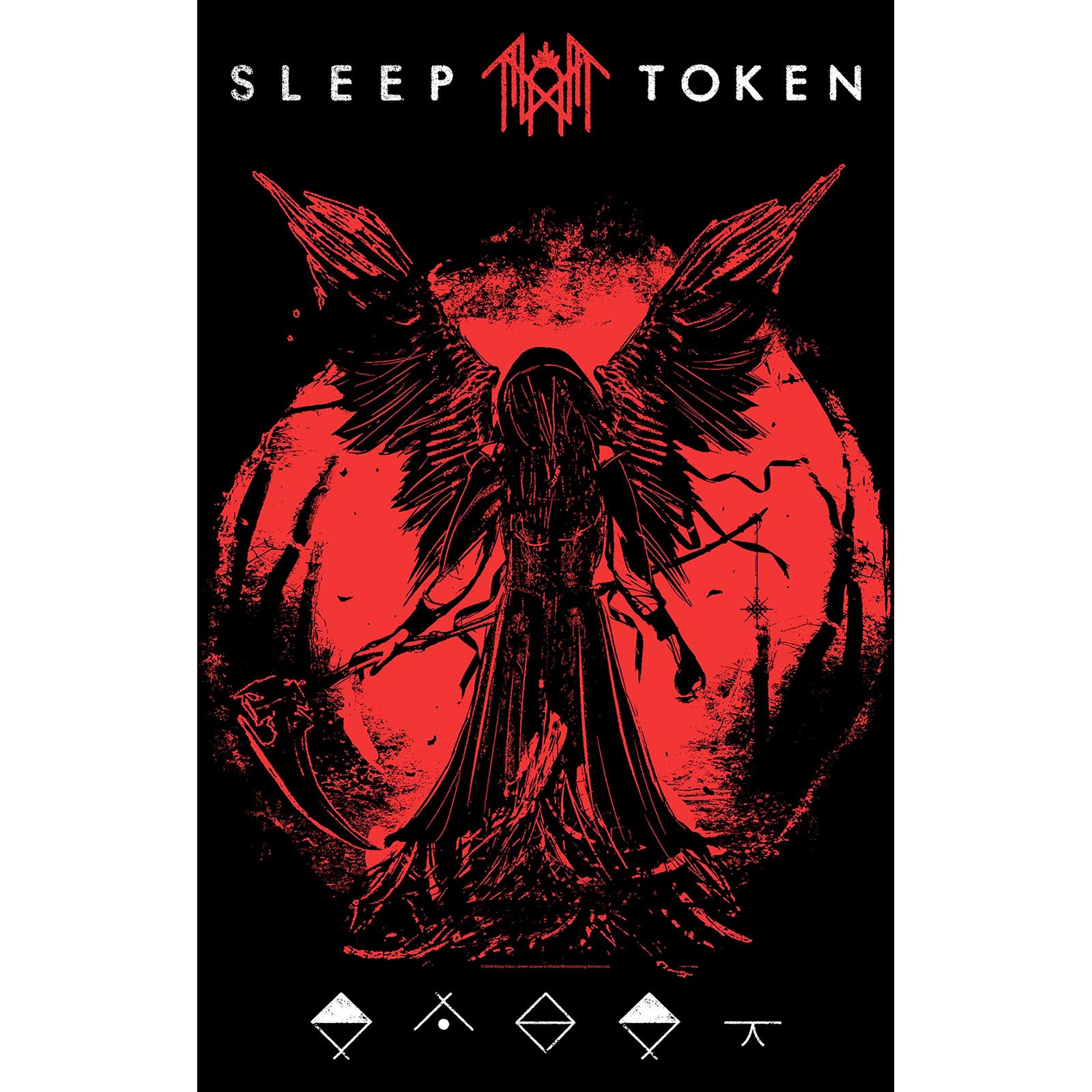 Sleep Token Textile Poster: Take Me Back To Eden