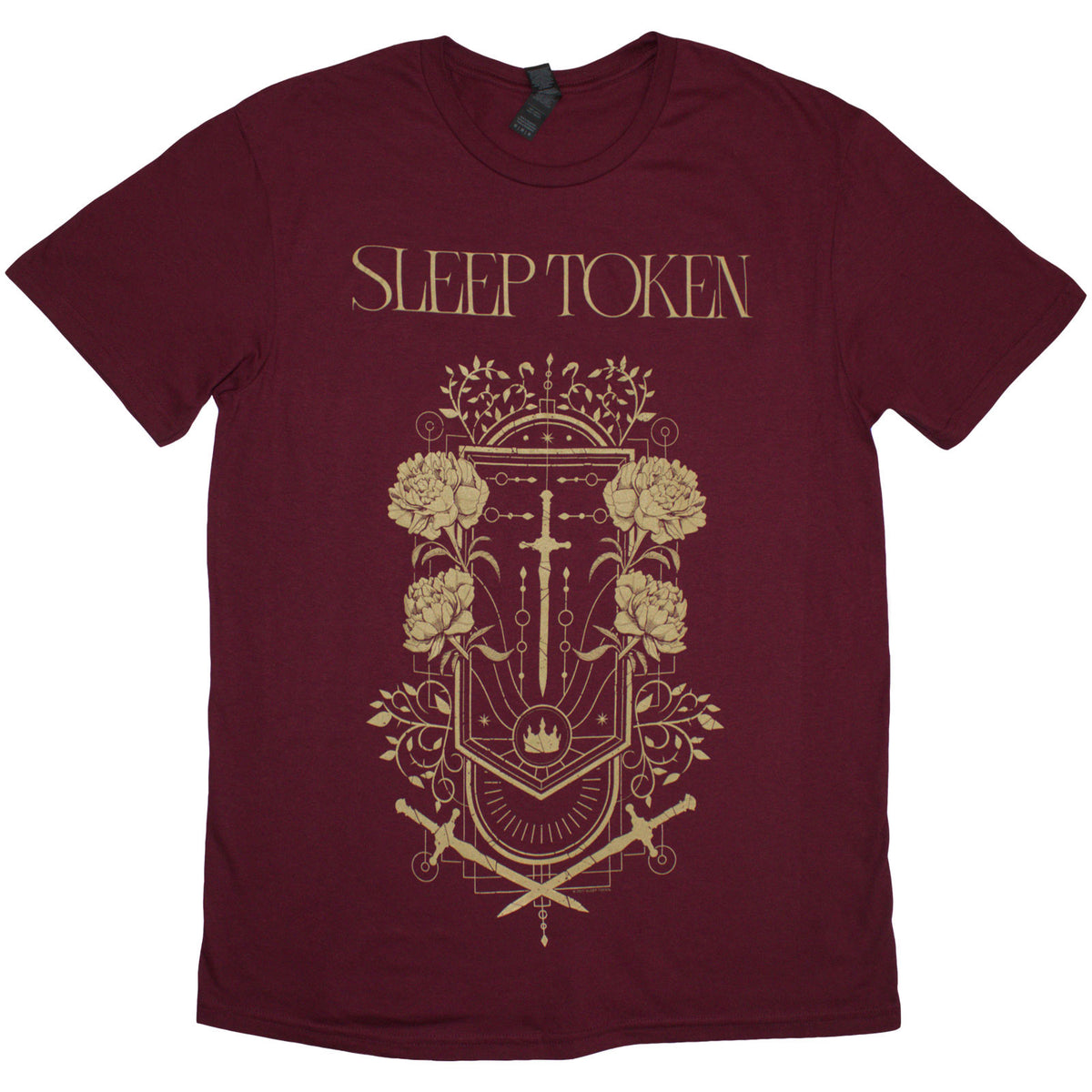Sleep Token Unisex T-Shirt: Damocles (Maroon Red)