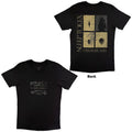 Sleep Token Unisex T-Shirt: Even In Arcadia Squares (Black) (Back Print)