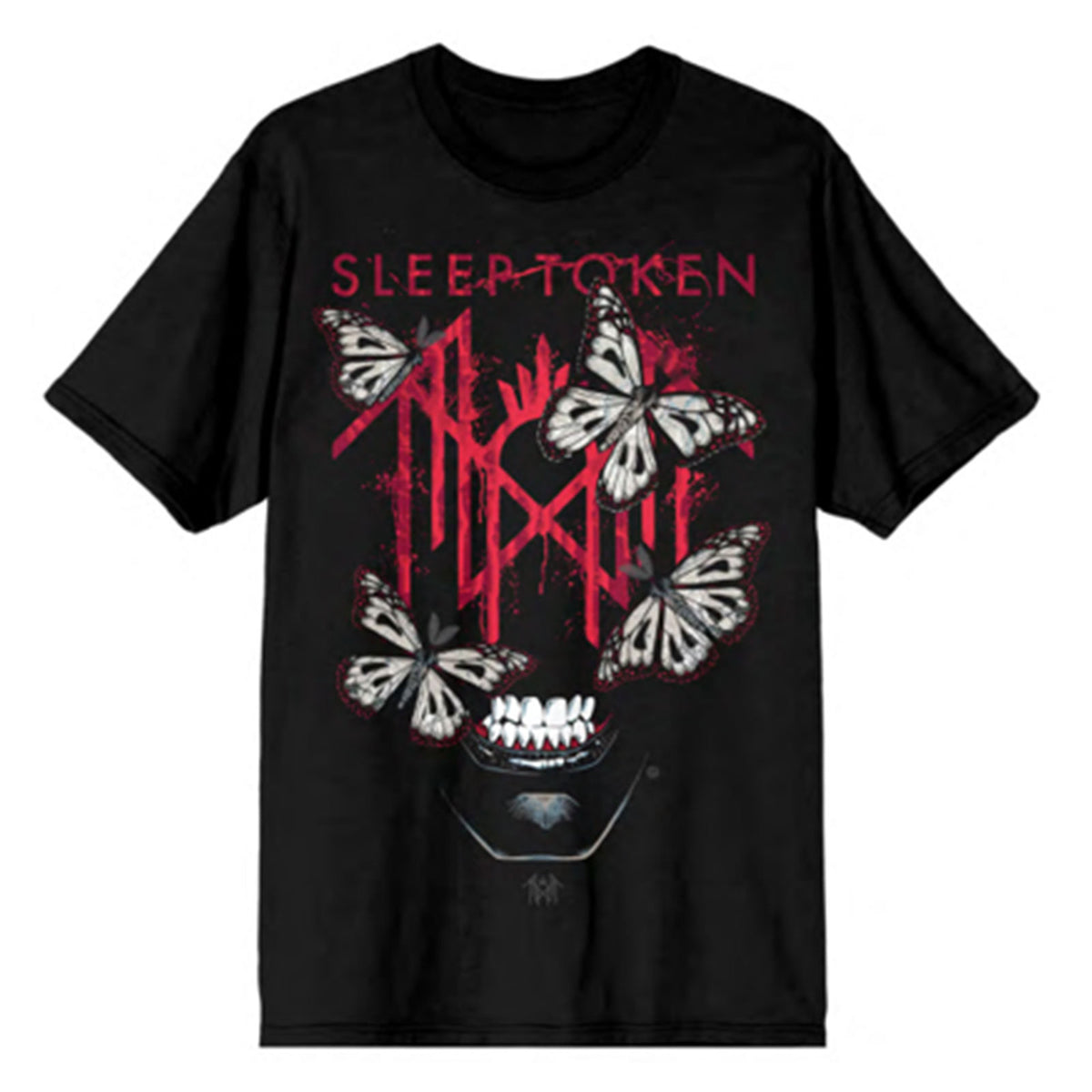 Sleep Token Unisex T-Shirt: Rhys Logo Face (Black)