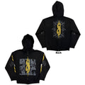 Slipknot Unisex Zipped Hoodie: The End, So Far Tribal-S Band (Black) (Back Print)
