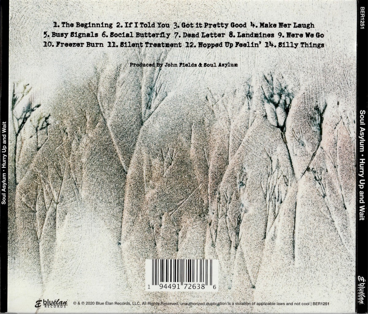 Soul Asylum – Hurry Up and Wait — back cover