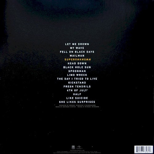 Soundgarden – Superunknown — back cover