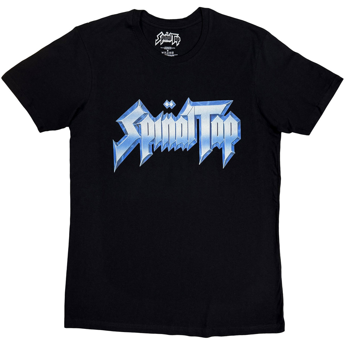 Spinal Tap Unisex T-Shirt: Metallic Logo (Black)