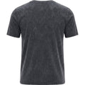 Spiral Unisex Acid Wash T-Shirt: Coffee And Mayhem (Black & Grey)