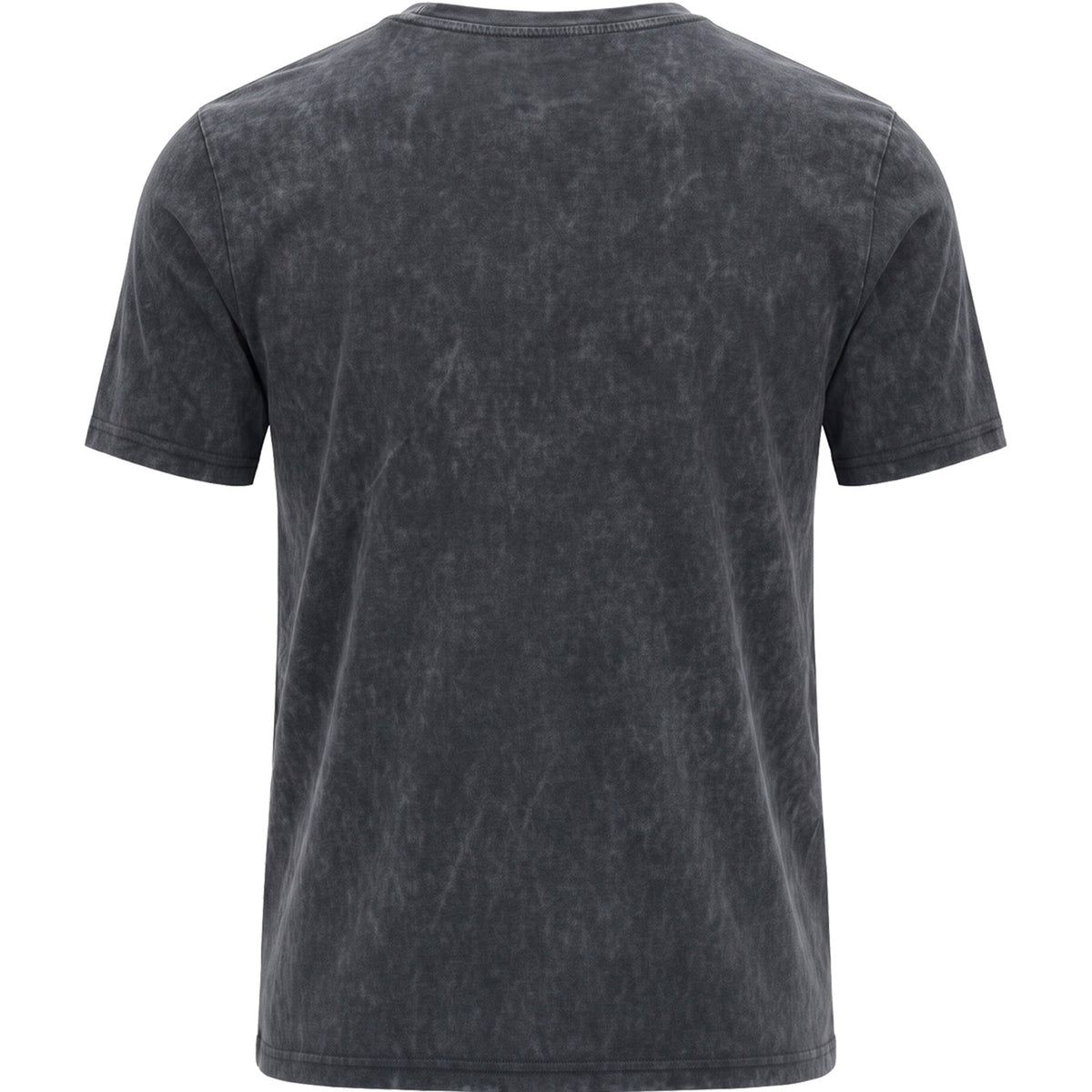 Spiral Unisex Acid Wash T-Shirt: Coffee And Mayhem (Black & Grey)