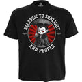 Spiral Unisex T-Shirt: Allergies (Black)