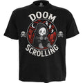 Spiral Unisex T-Shirt: Doom Scrolling (Black)