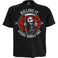Spiral Unisex T-Shirt: Killing It (Black)