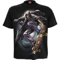 Spiral Unisex T-Shirt: Soul Boarder (Black) (Back Print)