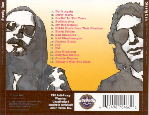 Steely Dan – The Definitive Collection — back cover