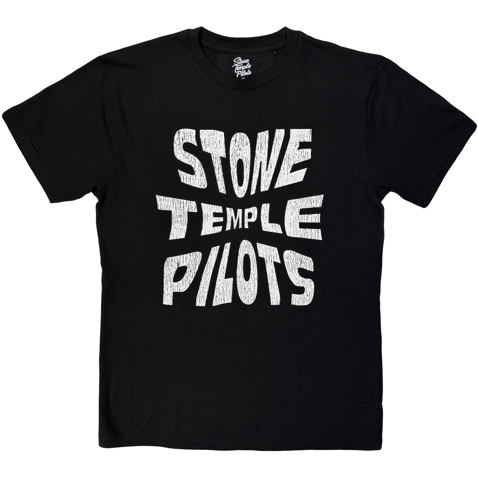 Stone Temple Pilots Unisex T-Shirt: Logo Mono (Black)