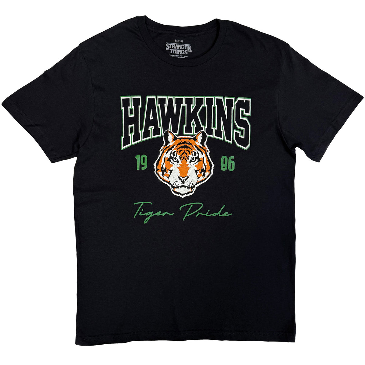 Stranger Things Unisex T-Shirt: High School Hawkins (Black)