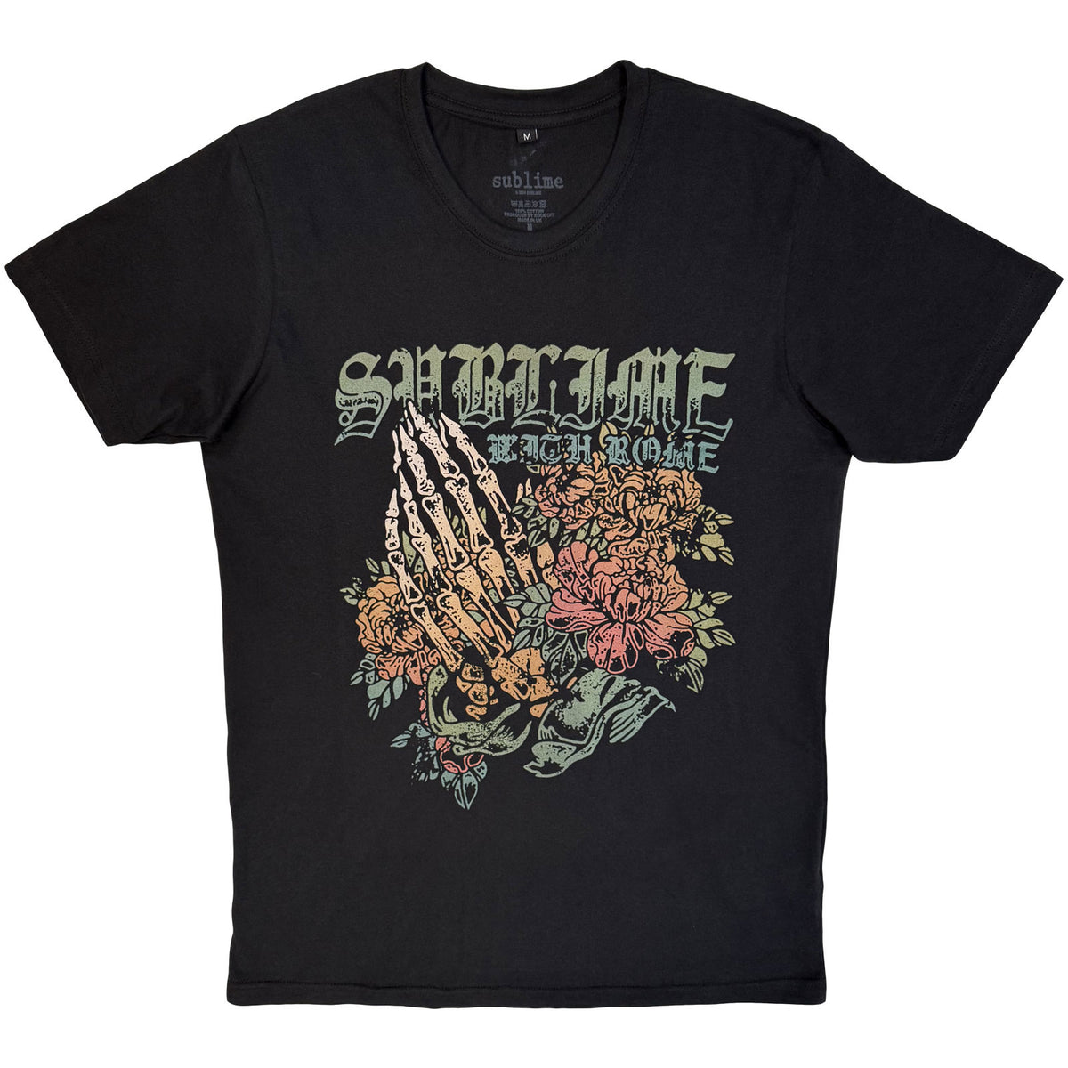 Sublime Unisex Premium Carbon T-Shirt: Praying Hands (Black)