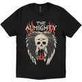 The Almighty Unisex T-Shirt: Flames (Black)