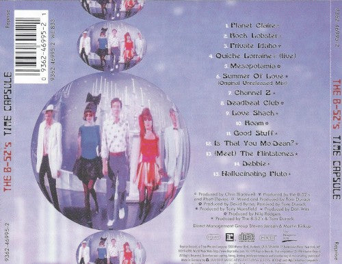 The B‐52’s – Time Capsule: Songs for a Future Generation — back cover