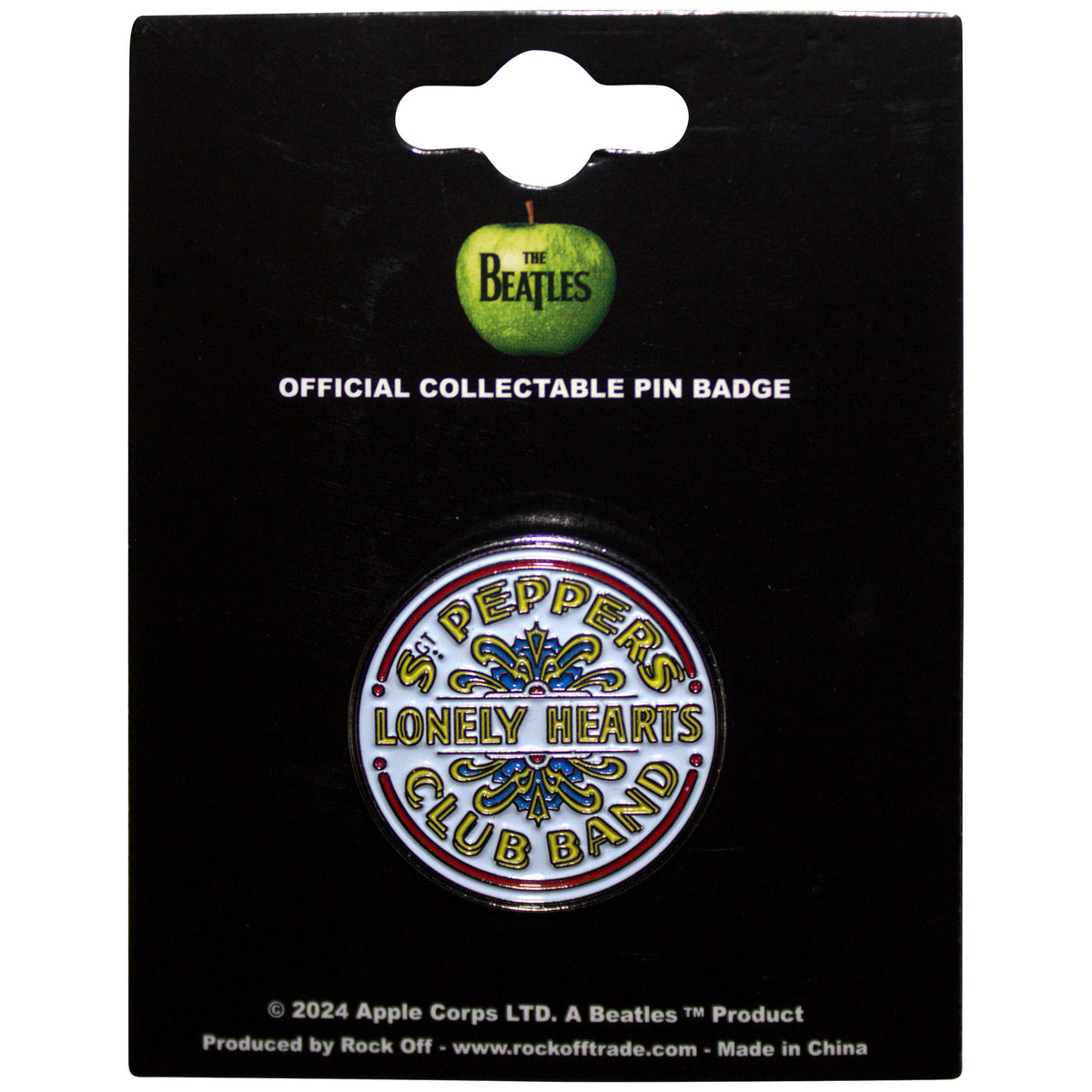 The Beatles Pin Badge: Sgt Pepper Drum