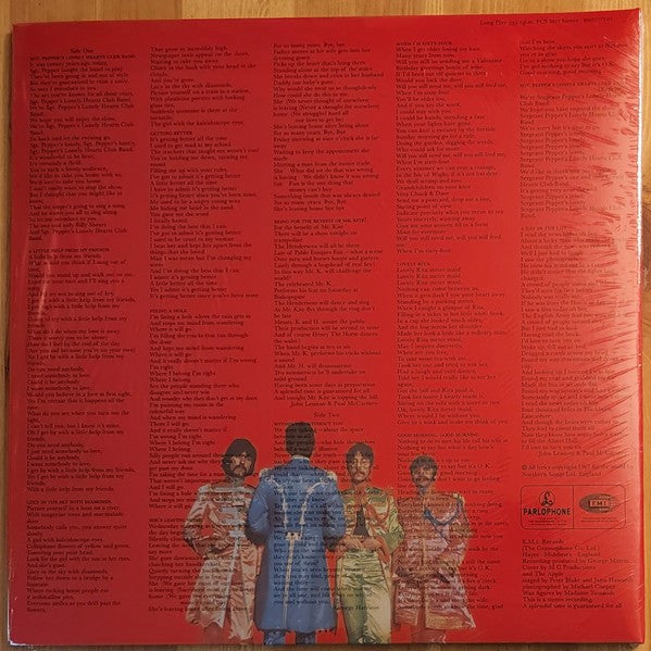 The Beatles – Sgt. Pepper’s Lonely Hearts Club Band — back cover