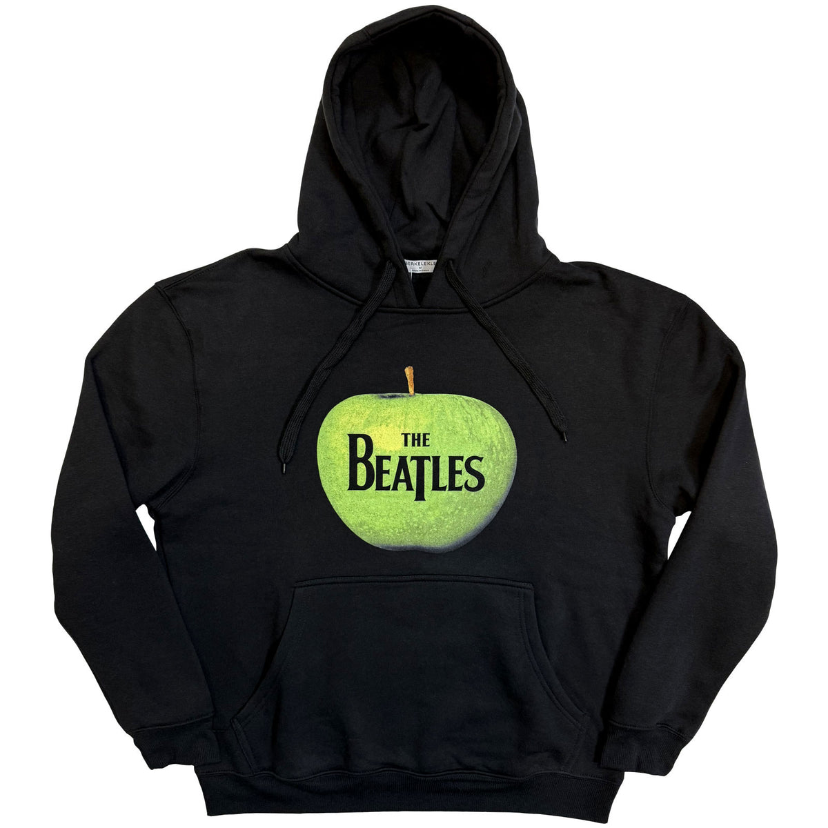 The Beatles Unisex Pullover Hoodie: Apple Logo (Black)