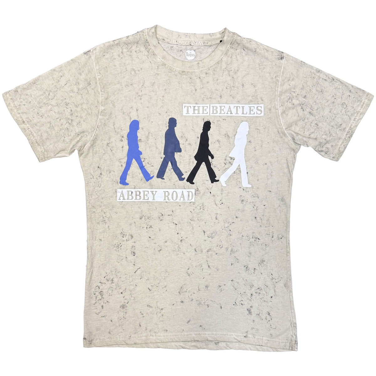 The Beatles Unisex T-Shirt: Abbey Road Colours (Grey) (Wash Collection)