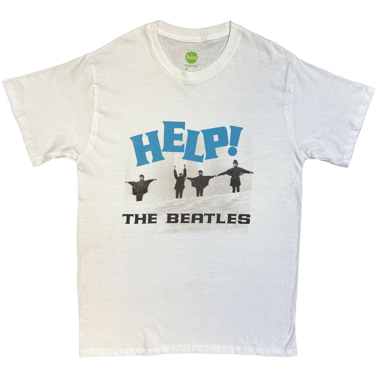 The Beatles Unisex T-Shirt: HELP! Snow (White)