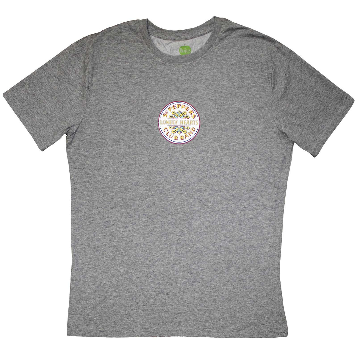 The Beatles Unisex T-Shirt: Mini Sgt Pepper Drum (Grey)