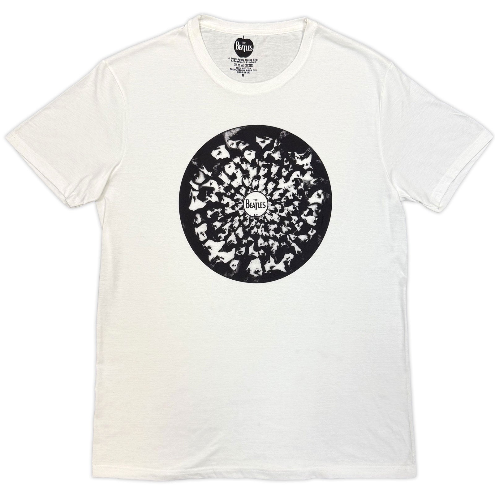 The Beatles Unisex T-Shirt: Revolver Faces (White)