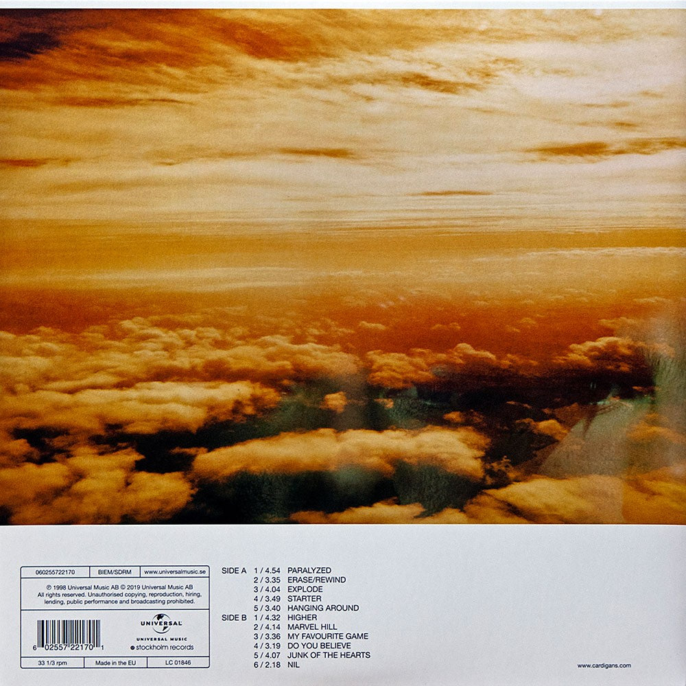 The Cardigans – Gran Turismo — back cover