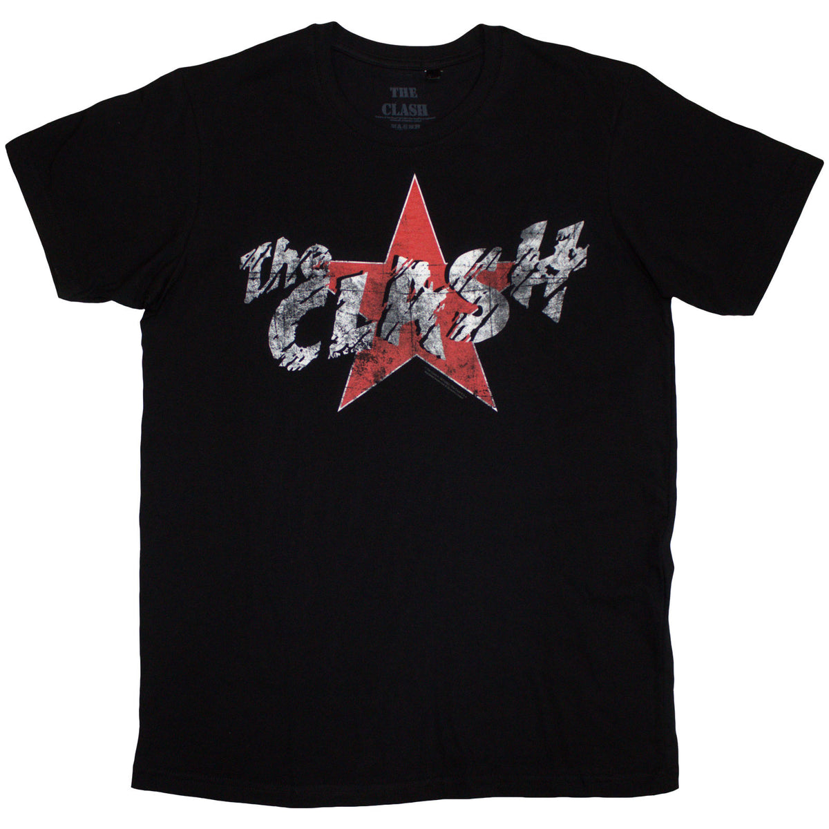 The Clash Unisex T-Shirt: Star Logo (Black)