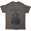 The Damned Unisex T-Shirt: Party Flyer (Grey)