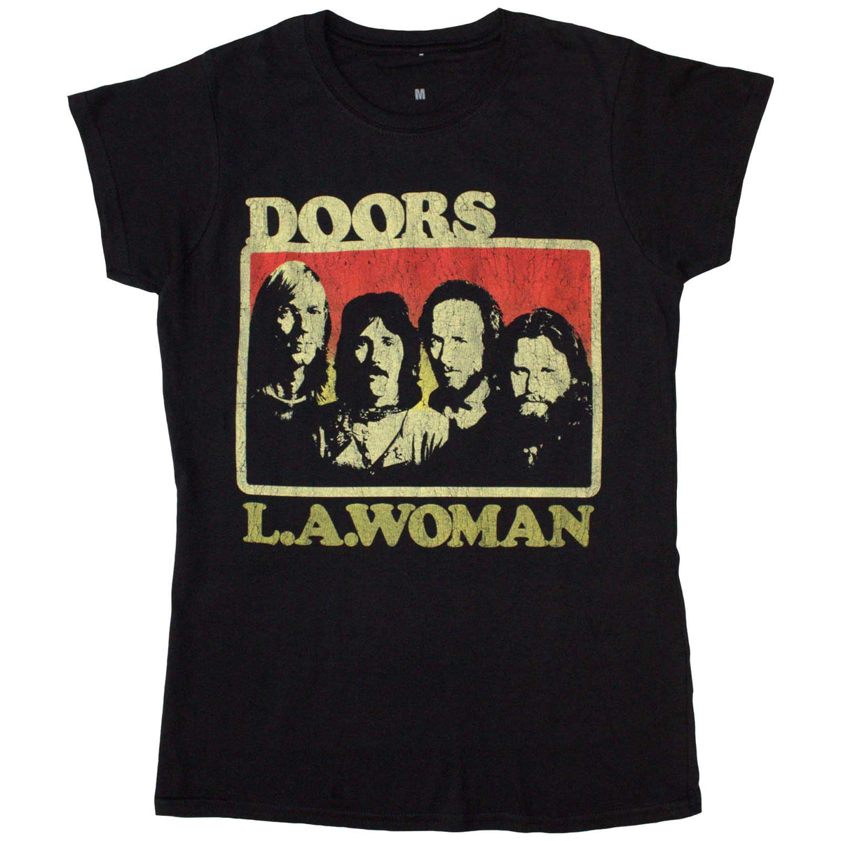 The Doors Ladies T-Shirt: LA Woman (Black)