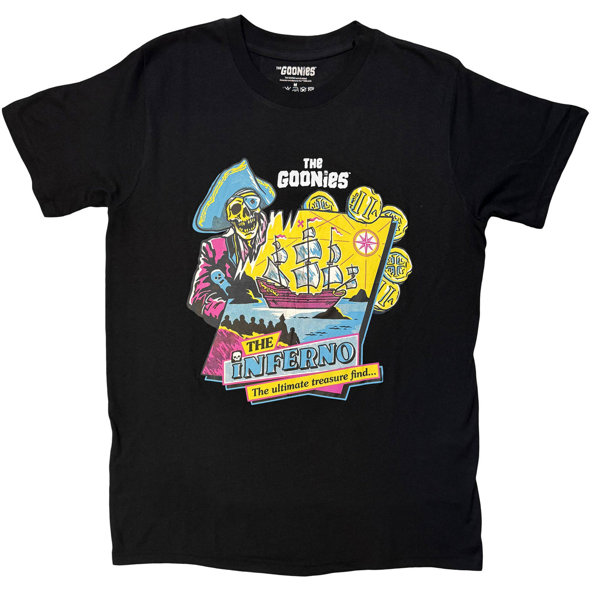 The Goonies Unisex T-Shirt: Inferno (Black)