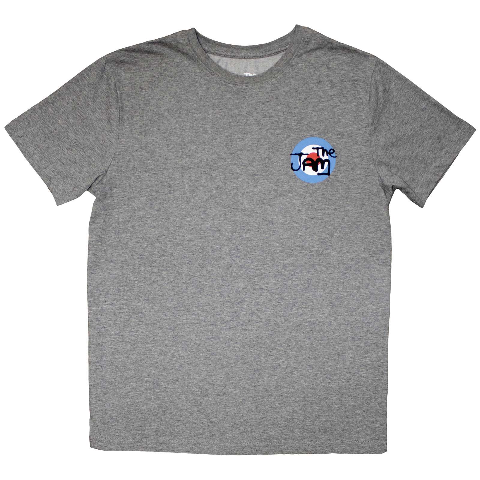 The Jam Unisex T-Shirt: Mini Target Logo (Grey)
