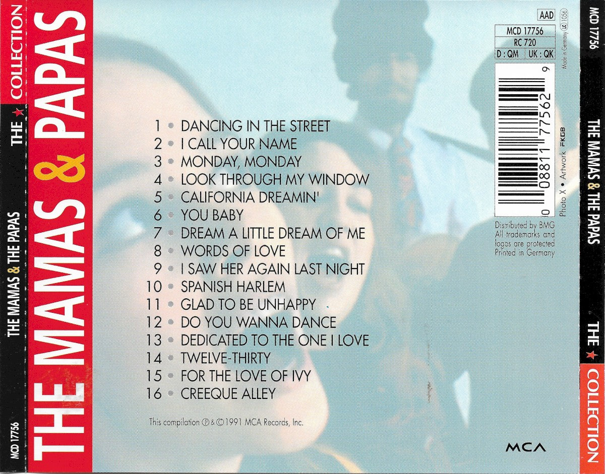 The Mamas & the Papas – The ★ Collection — back cover