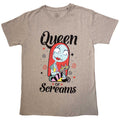 The Nightmare Before Christmas Unisex T-Shirt: Queen Of Screams (Grey)