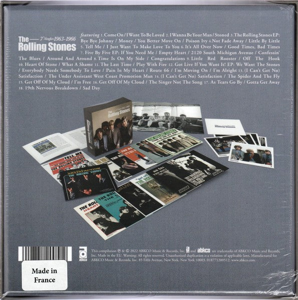 The Rolling Stones – 7″ Singles 1963–1966 — back cover