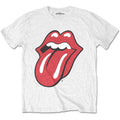 The Rolling Stones Unisex T-Shirt: Classic Tongue (White)