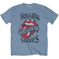 The Rolling Stones Unisex T-Shirt: Europe '82 Tour (Stone Blue)