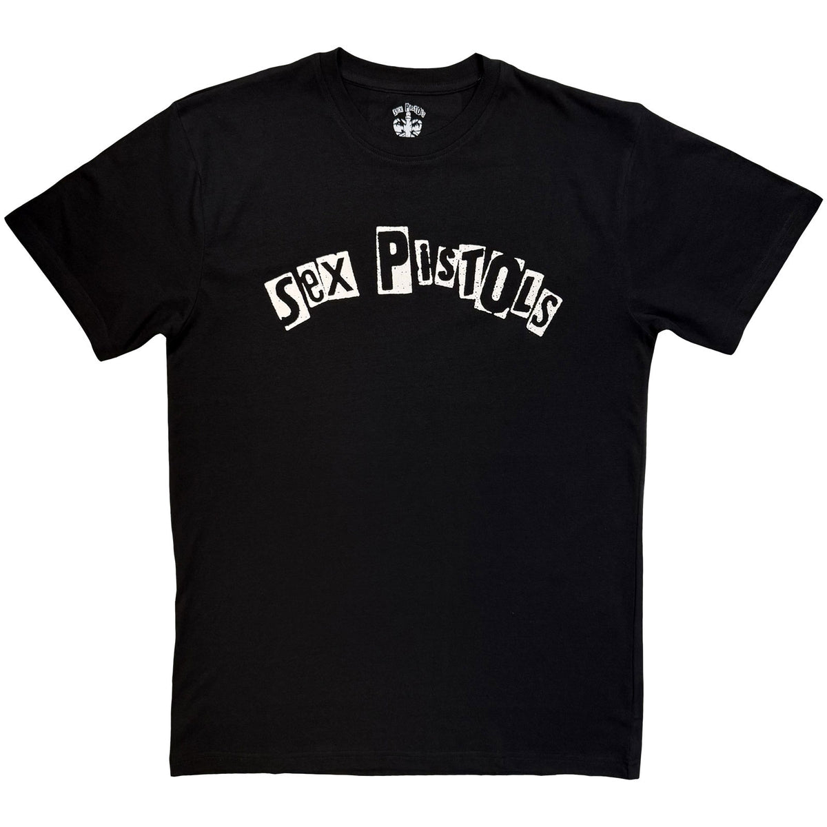 The Sex Pistols Unisex T-Shirt: Logo Mono (Black)