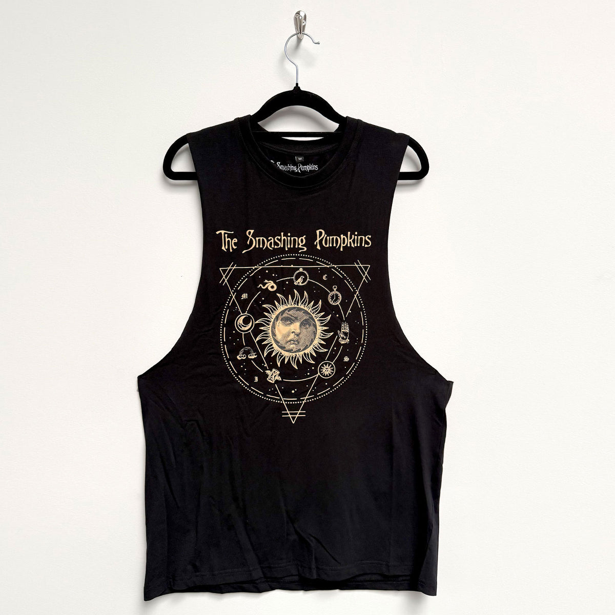 The Smashing Pumpkins Unisex Vest T-Shirt: Celestial Sun (Black)