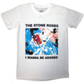 The Stone Roses Unisex T-Shirt: Wanna Be Adored (White)