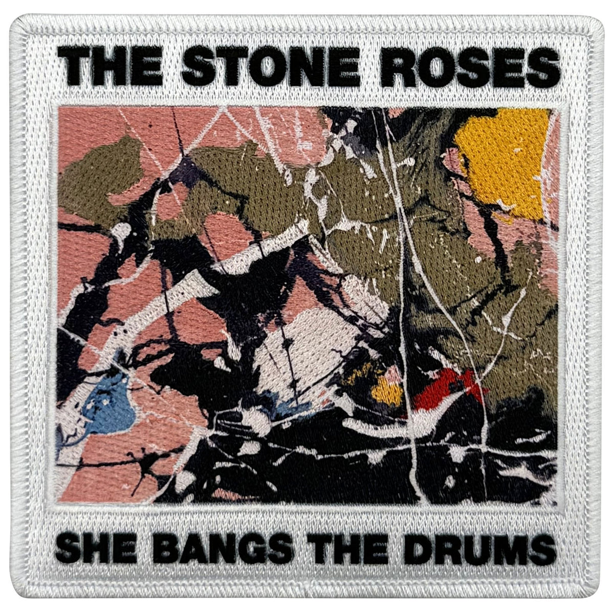 The Stone Roses Woven Patch: She Bangs The Drum