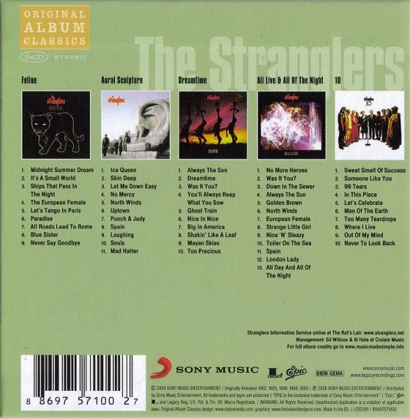 The Stranglers – Original Album Classics — back cover