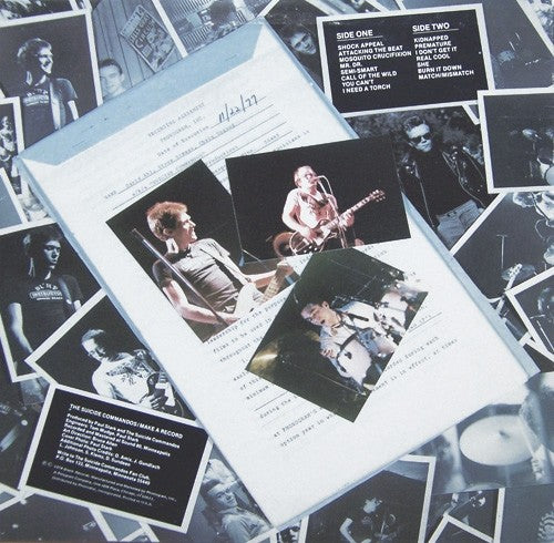 The Suicide Commandos – Make a Record — back cover