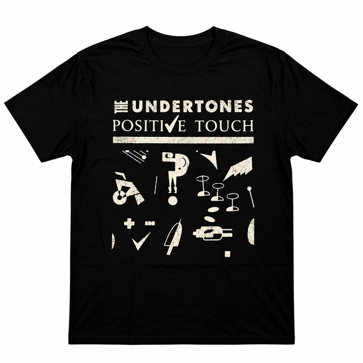 The Undertones Unisex T-Shirt: Positive Touch (Black)