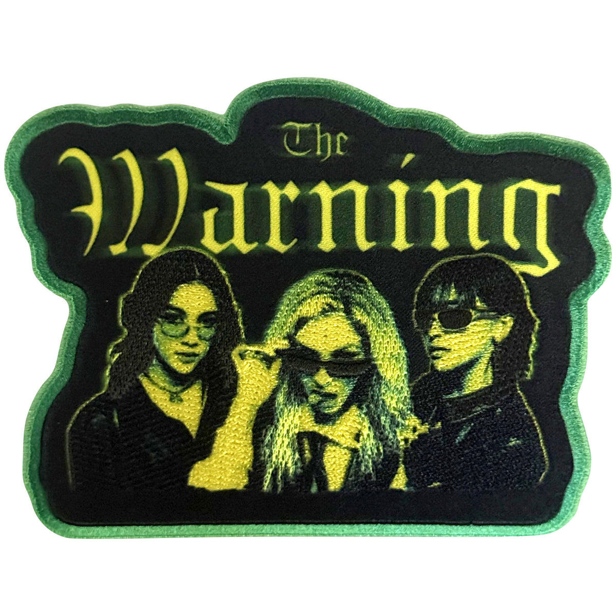 The Warning Woven Patch: Yellow Girls