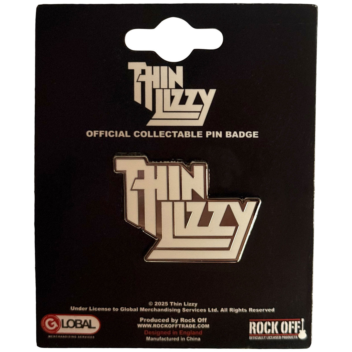 Thin Lizzy  Pin Badge: Logo