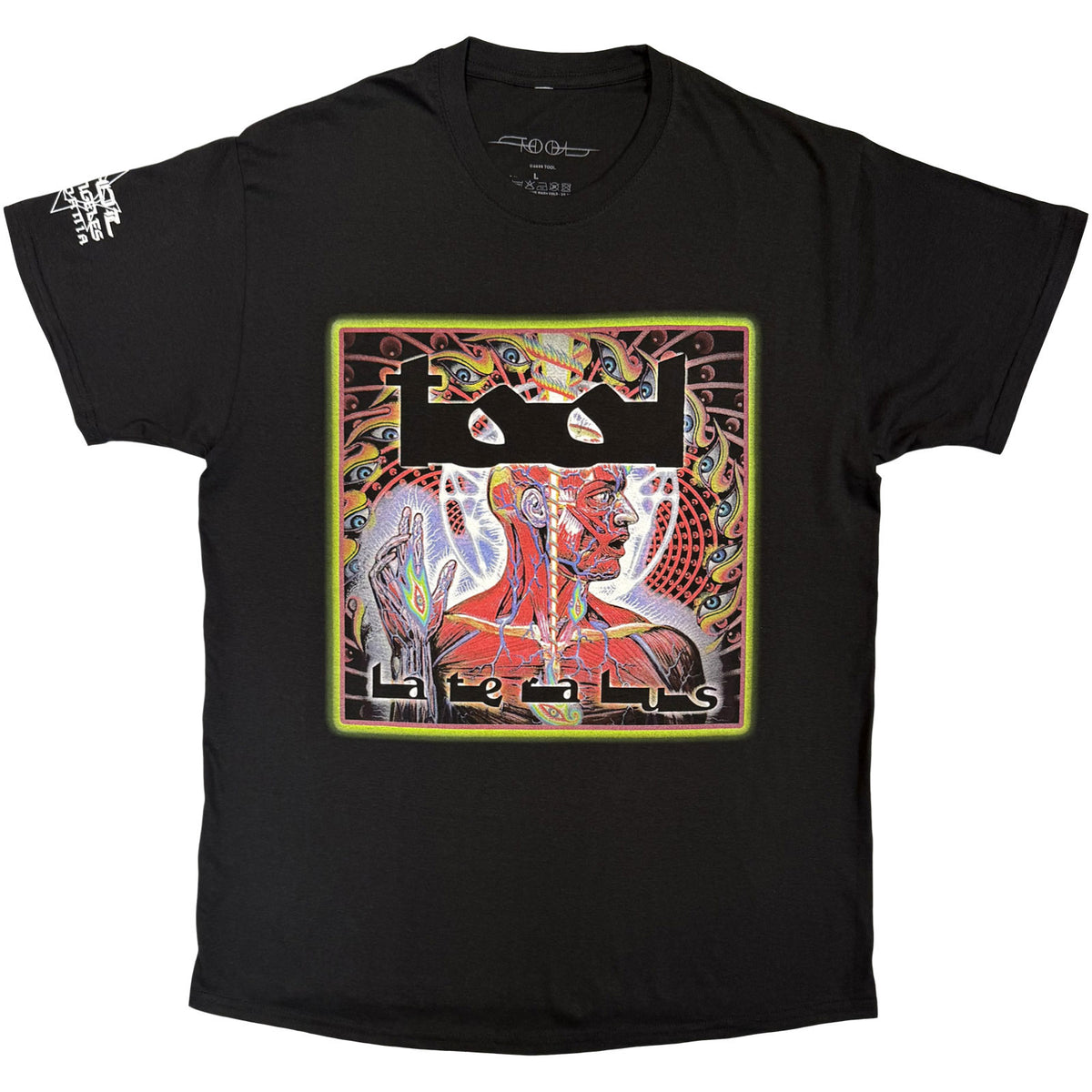 Tool Unisex T-Shirt: Lateralus (Black) (Sleeve Print)