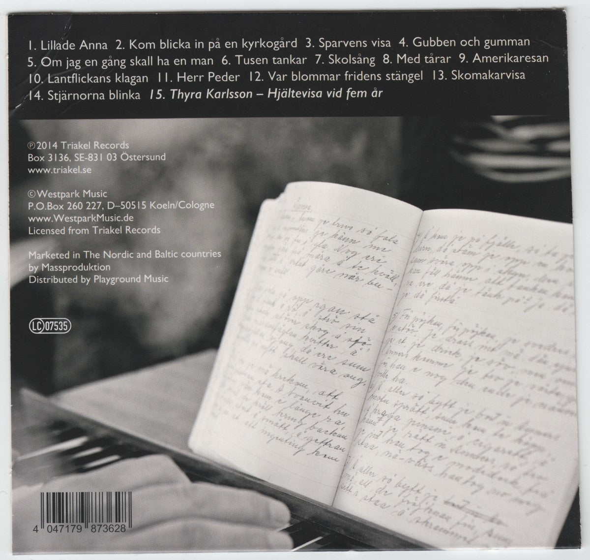 Triakel – Thyra — back cover