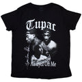 Tupac Unisex T-Shirt: All Eyez B&W (Black)
